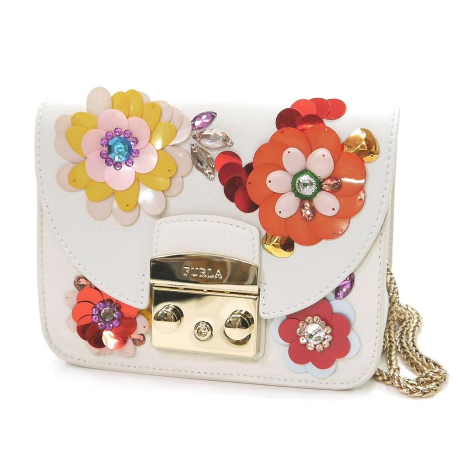 FURLA フルラ チェーンミニバッグ METROPOLIS CLIVIA / BOQ4（962828）ホワイト