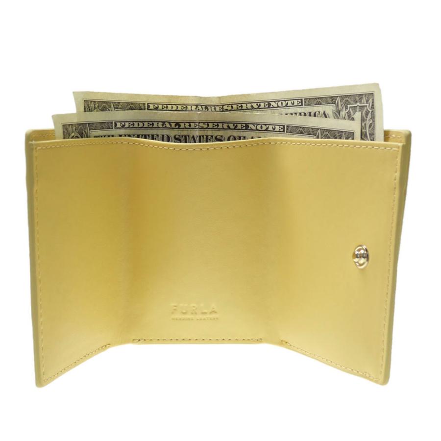 FURLA フルラ レディース三つ折り財布（小銭入れ付き） 1927 / PCW5ACO（ARE000） イエロー｜tre-style｜02