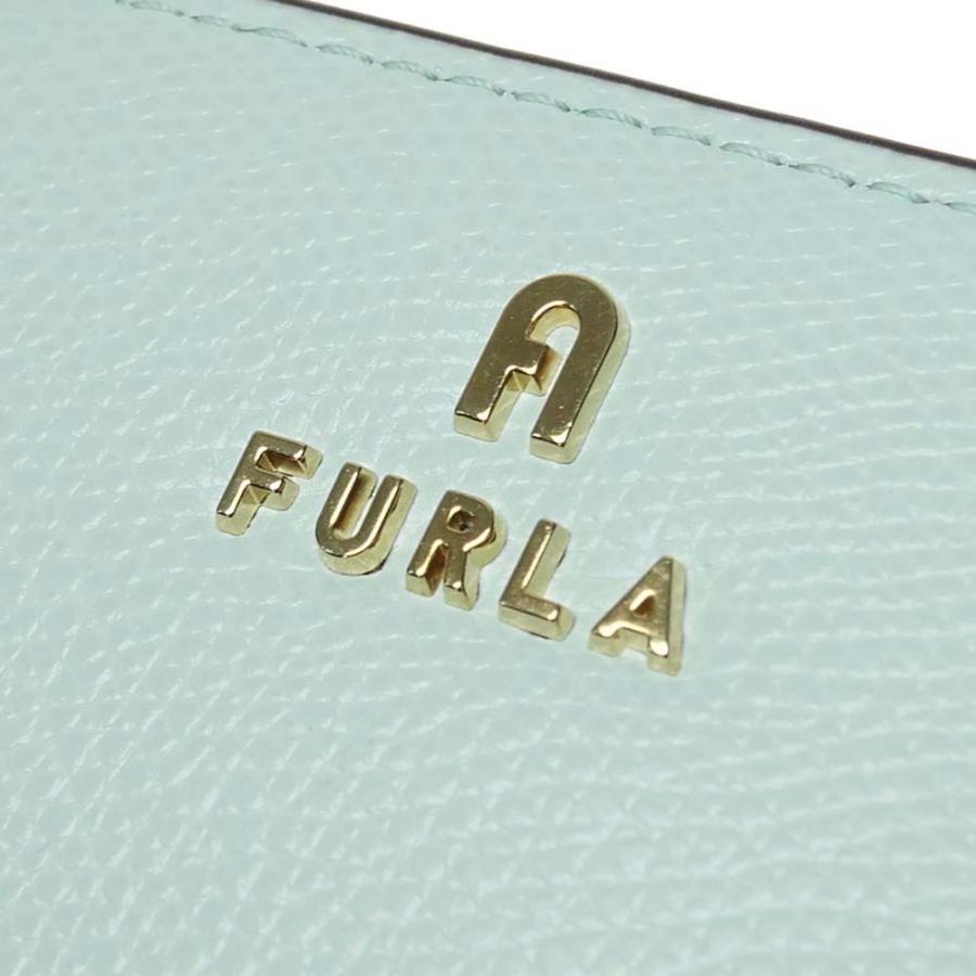 FURLA フルラ レディース二つ折り財布（小銭入れ付き） WP00315（ARE000）/ FURLA CAMELIA S COMPACTWALLET  ライトブルー｜tre-style｜05