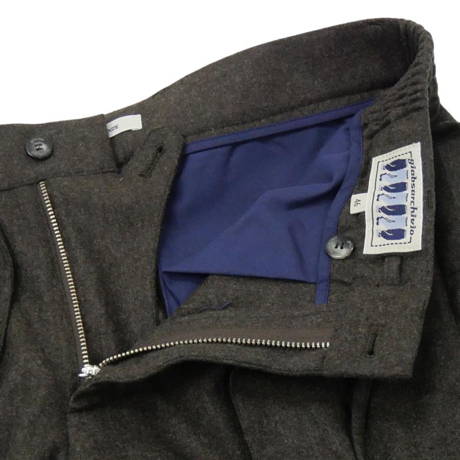 GIAB'S ARCHIVIO ジャブス アルキビオ メンズストレッチパンツ M1 A7072U/MASACCIO チャコールグレー_8