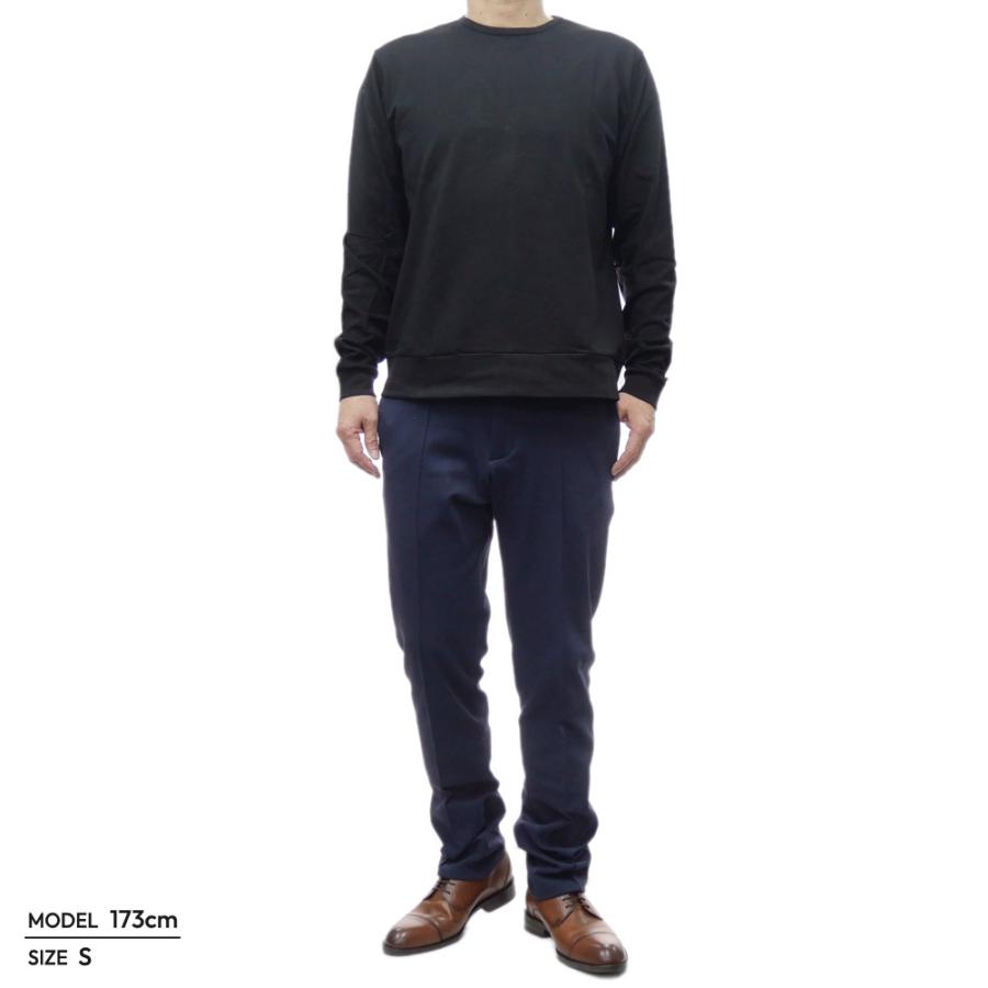 セールSS GIAB’S ARCHIVIO ジャブス アルキビオ Tシャツ メンズ 長袖 クルーネック ロンT GRT/L COT001 無地 シンプル ブランド カジュアル きれいめ 上品 ブラック 定番 人気商品 giab's ARCHIVIO GIAB'S ジャブス アルキビオ メンズクルーネック