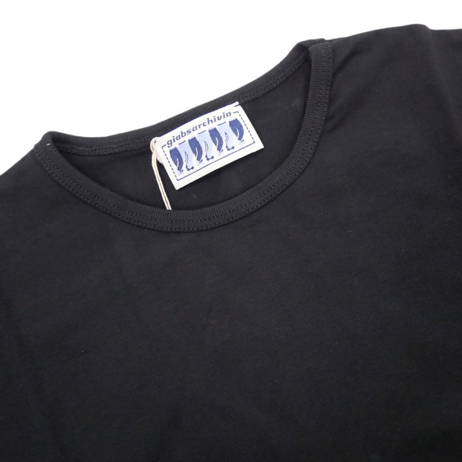 セールSS GIAB’S ARCHIVIO ジャブス アルキビオ Tシャツ メンズ 長袖 クルーネック ロンT GRT/L COT001 無地 シンプル ブランド カジュアル きれいめ 上品 ブラック 定番 人気商品 giab's ARCHIVIO GIAB'S ジャブス アルキビオ メンズクルーネック