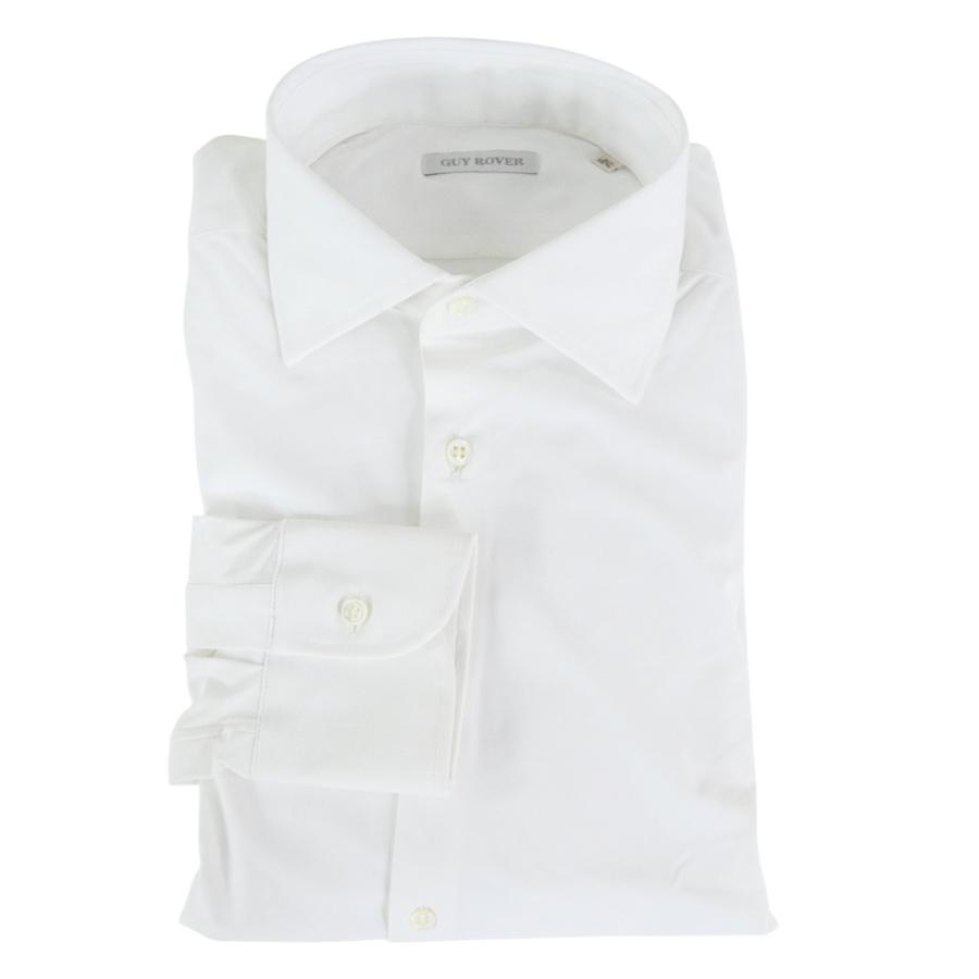 GUY ROVER ギローバー メンズカッタウェイシャツ V2670 552930 ホワイト 2025秋冬新作 GUY ROVER（ギローバー） メンズカッタウェイシャツ V2670 552930
