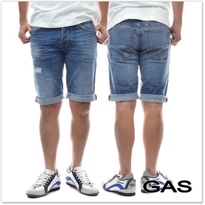 Gas Jeans ガスジーンズ メンズショートパンツ ショートデニム Anders Short 370097 030879 ウォッシュドブルー Gs18ss341 Tre Style 通販 Yahoo ショッピング