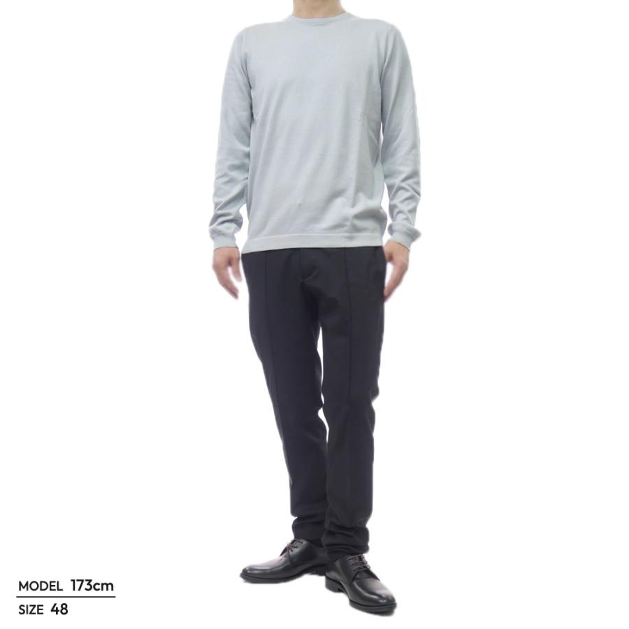 GRAN SASSO グランサッソ メンズクルーネックニット セーター 58136 18120 / PARRICOLLO M/L ライトグレー 2026春夏新作_1