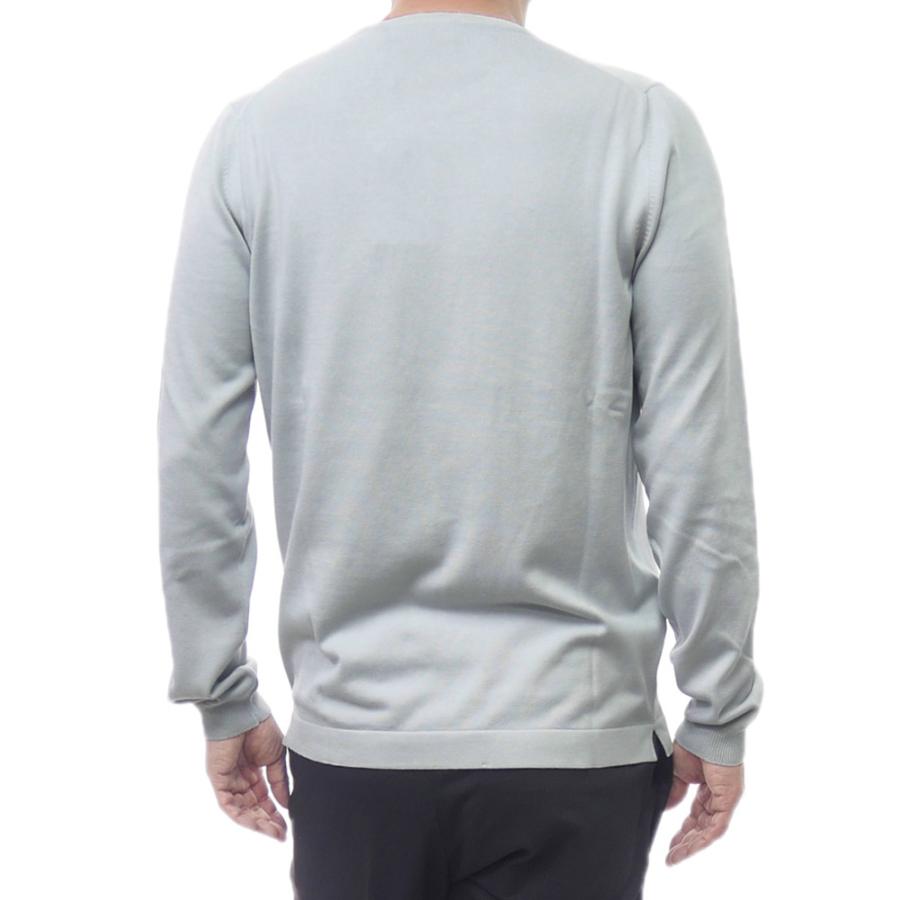 GRAN SASSO グランサッソ メンズクルーネックニット セーター 58136 18120 / PARRICOLLO M/L ライトグレー 2026春夏新作_3