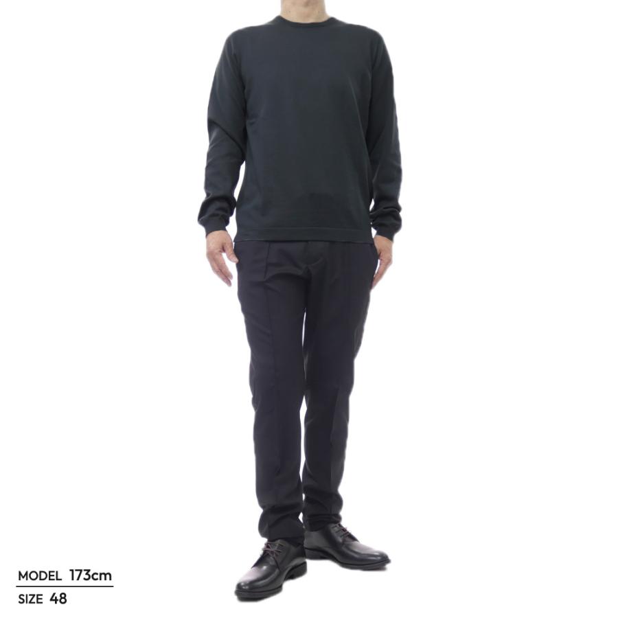 GRAN SASSO グランサッソ メンズクルーネックニット セーター 58136 18120 / PARRICOLLO M/L ダークグレー 2026春夏新作_1