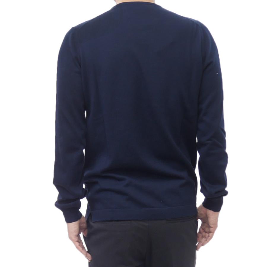 GRAN SASSO グランサッソ メンズクルーネックニット セーター 58136 18120 / PARRICOLLO M/L ネイビー 2026春夏新作_3