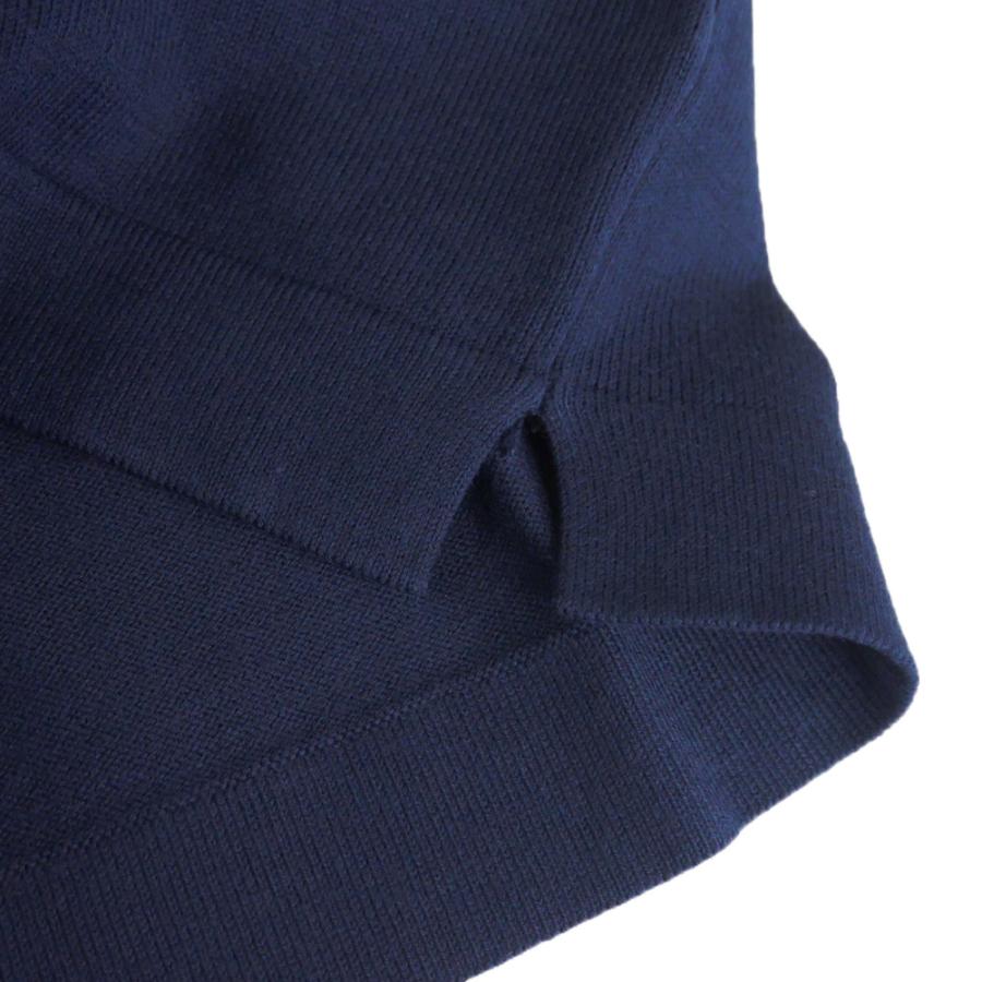 GRAN SASSO グランサッソ メンズクルーネックニット セーター 58136 18120 / PARRICOLLO M/L ネイビー 2026春夏新作_8