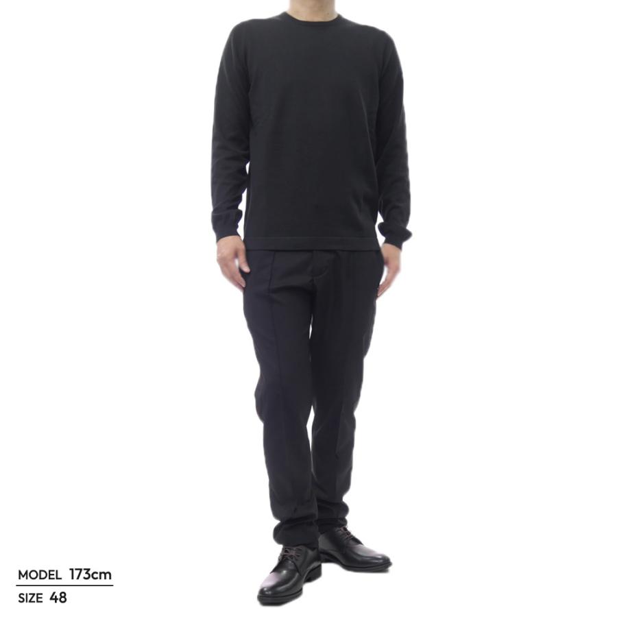 GRAN SASSO グランサッソ メンズクルーネックニット セーター 58136 18120 / PARRICOLLO M/L ブラック 2026春夏新作_1