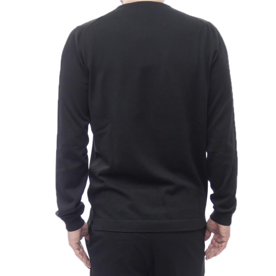 GRAN SASSO グランサッソ メンズクルーネックニット セーター 58136 18120 / PARRICOLLO M/L ブラック 2026春夏新作_3
