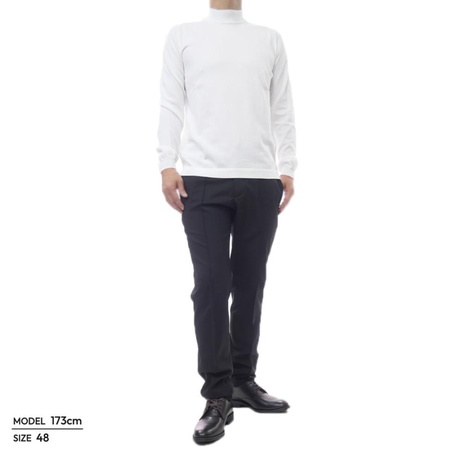 GRAN SASSO グランサッソ メンズモックネックニット セーター 58108 18120 / LUPETTO M/L ホワイト 2026春夏新作_1