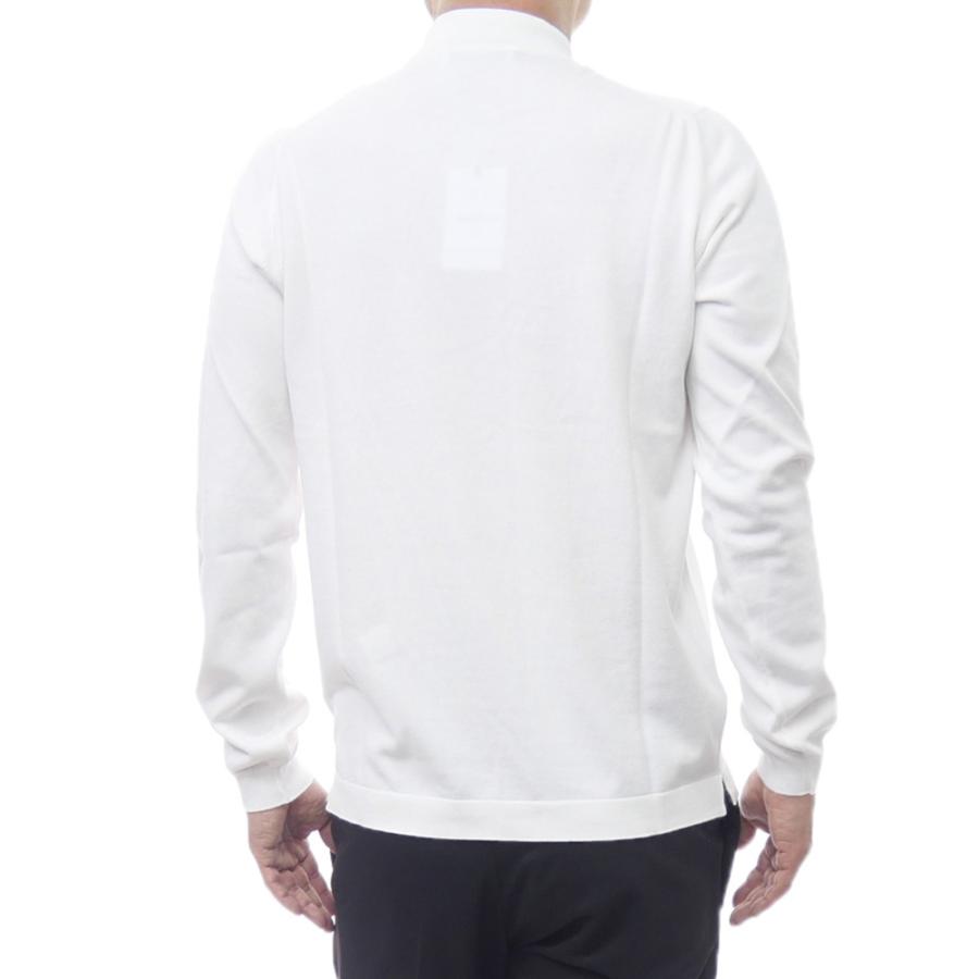 GRAN SASSO グランサッソ メンズモックネックニット セーター 58108 18120 / LUPETTO M/L ホワイト 2026春夏新作_3