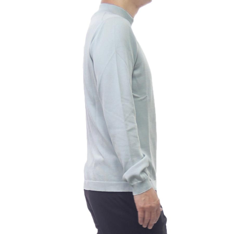 GRAN SASSO グランサッソ メンズモックネックニット セーター 58108 18120 / LUPETTO M/L ライトグレー 2026春夏新作_2
