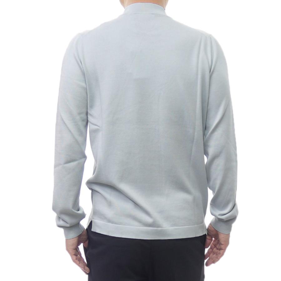 GRAN SASSO グランサッソ メンズモックネックニット セーター 58108 18120 / LUPETTO M/L ライトグレー 2026春夏新作_3