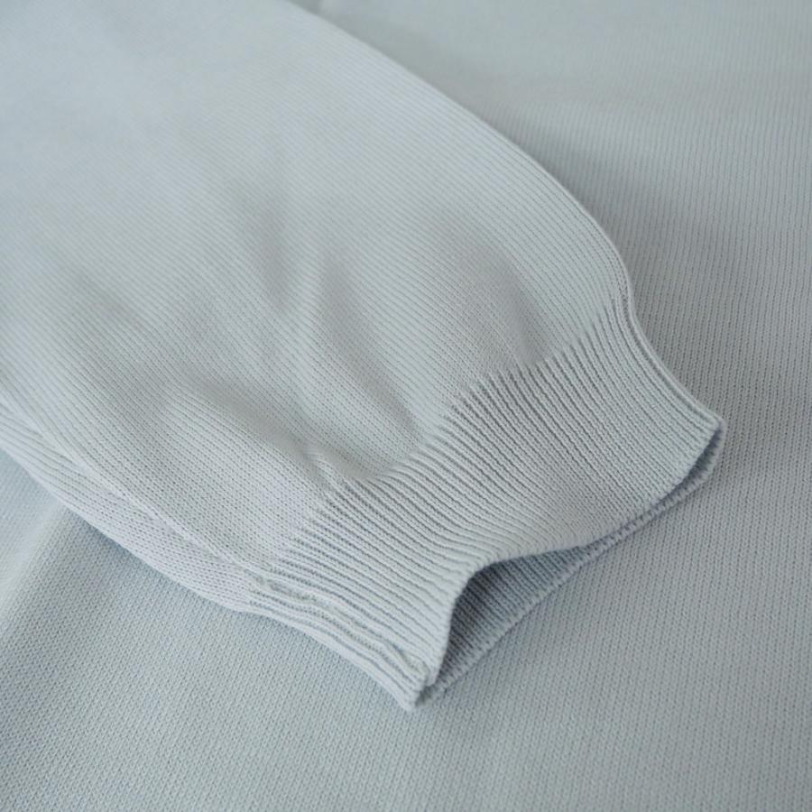 GRAN SASSO グランサッソ メンズモックネックニット セーター 58108 18120 / LUPETTO M/L ライトグレー 2026春夏新作_6