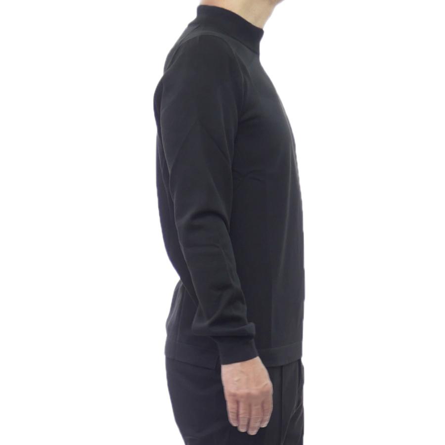 GRAN SASSO グランサッソ メンズモックネックニット セーター 58108 18120 / LUPETTO M/L ブラック 2026春夏新作_2