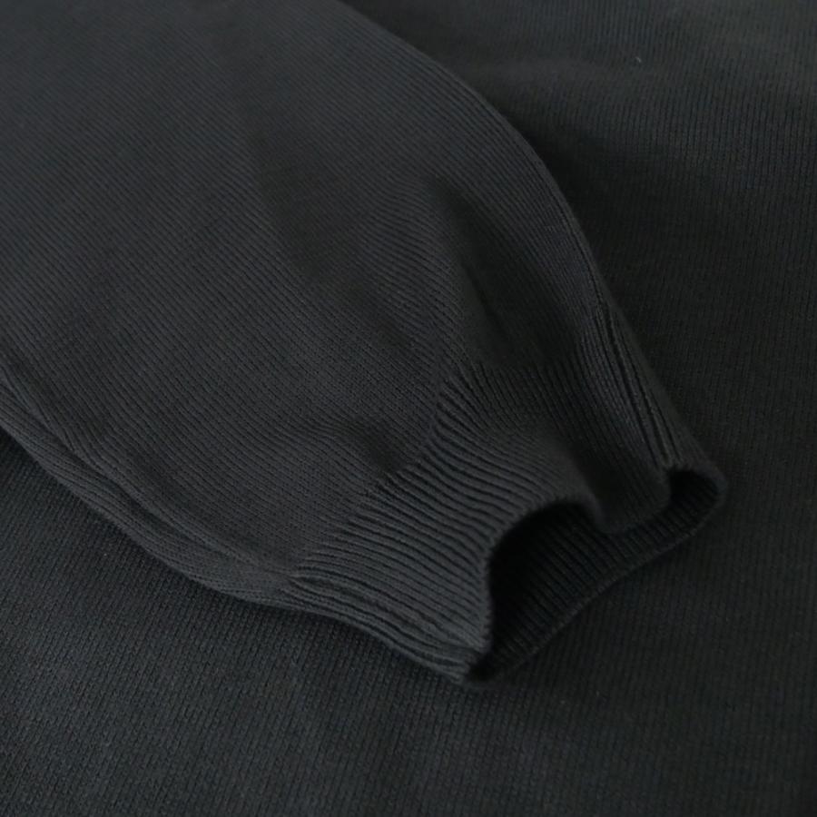 GRAN SASSO グランサッソ メンズモックネックニット セーター 58108 18120 / LUPETTO M/L ブラック 2026春夏新作_6