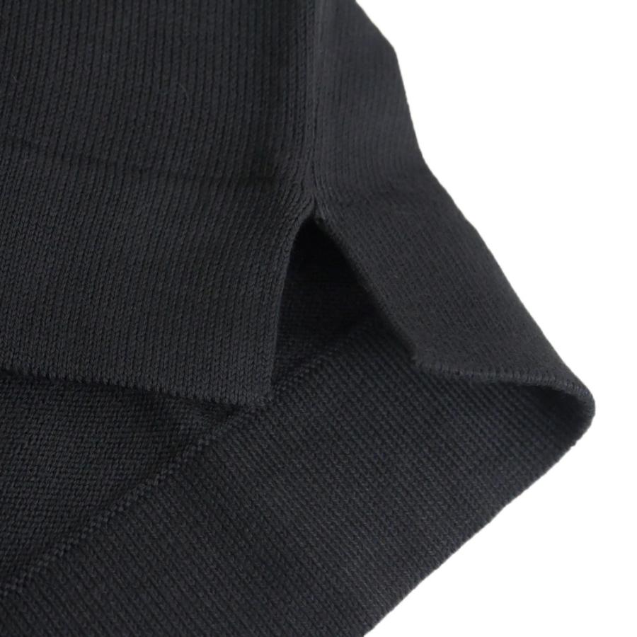 GRAN SASSO グランサッソ メンズモックネックニット セーター 58108 18120 / LUPETTO M/L ブラック 2026春夏新作_8