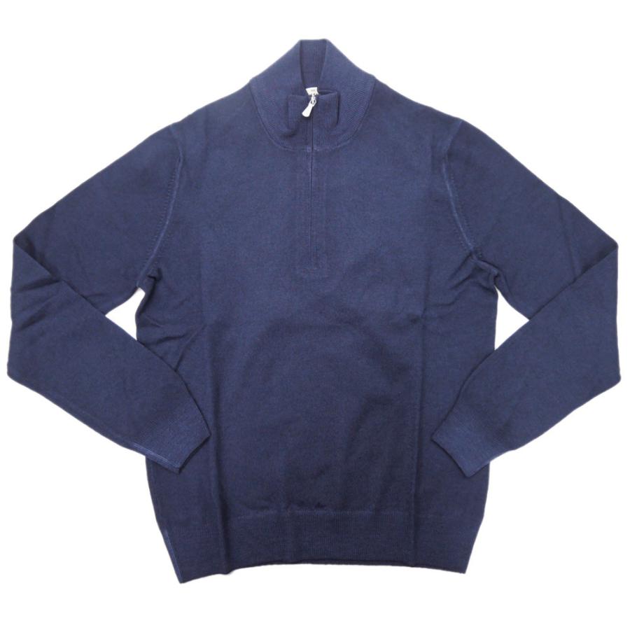 Gran Sasso（グランサッソ） メンズハーフジップアップハイネック 