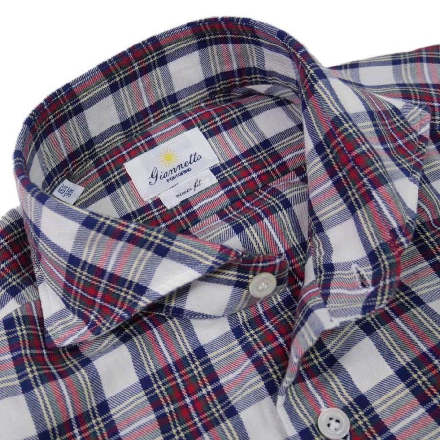 GIANNETTO ジャンネット メンズカッタウェイシャツ VINCI FIT / 02420