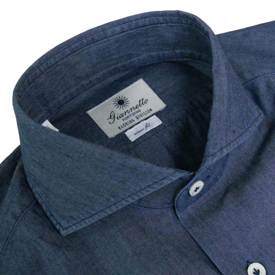 GIANNETTO（ジャンネット） メンズカッタウェイシャツ 41355 / VINCI