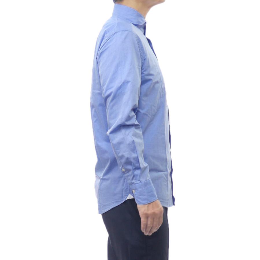 2025 秋冬新作！ GIANNETTO ジャンネット カッタウェイシャツ メンズ コットン 綿100％ AC130 / VINCI FIT WASH ライトブルー GIANNETTO ジャンネット メンズカッタウェイシャツ AC130 / VINCI FIT