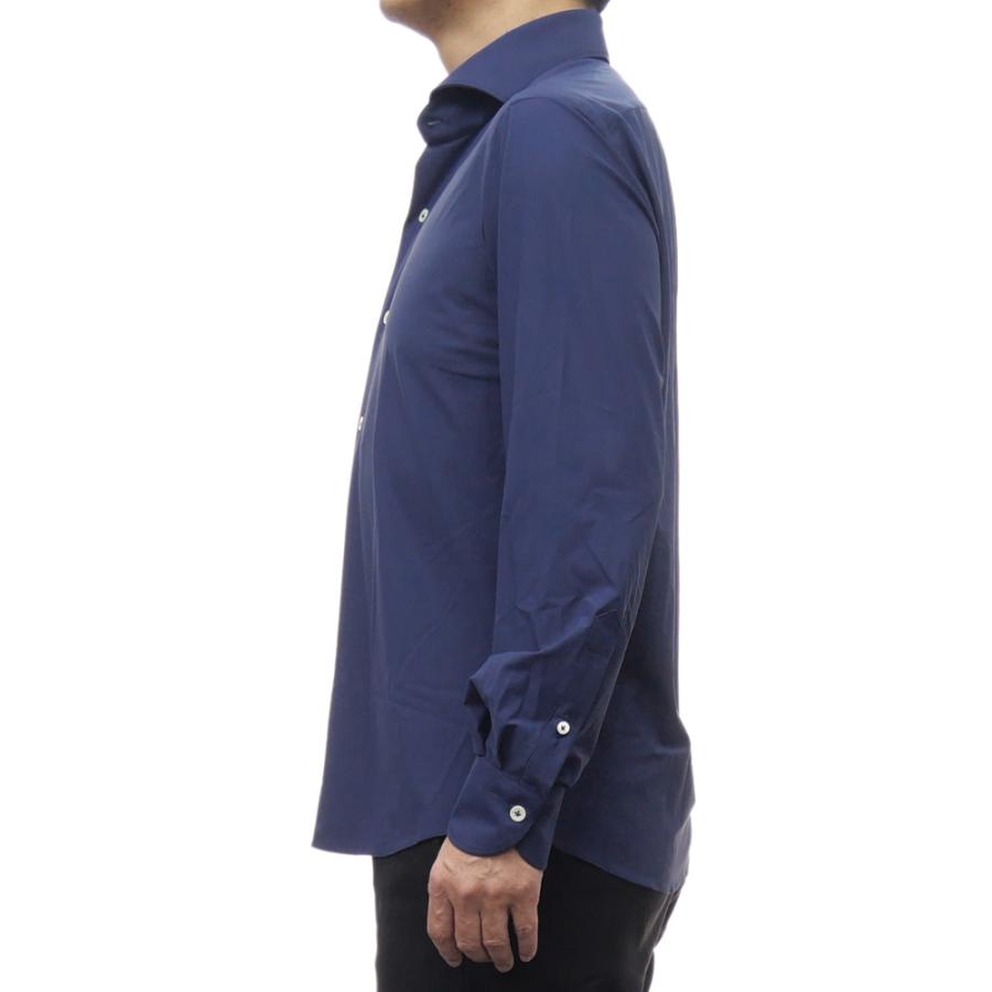 GIANNETTO ジャンネット カッタウェイシャツ メンズ AC650 / VINCI FIT ネイビー 定番人気商品 GIANNETTO（ジャンネット） メンズカッタウェイシャツ AC650 / VINCI