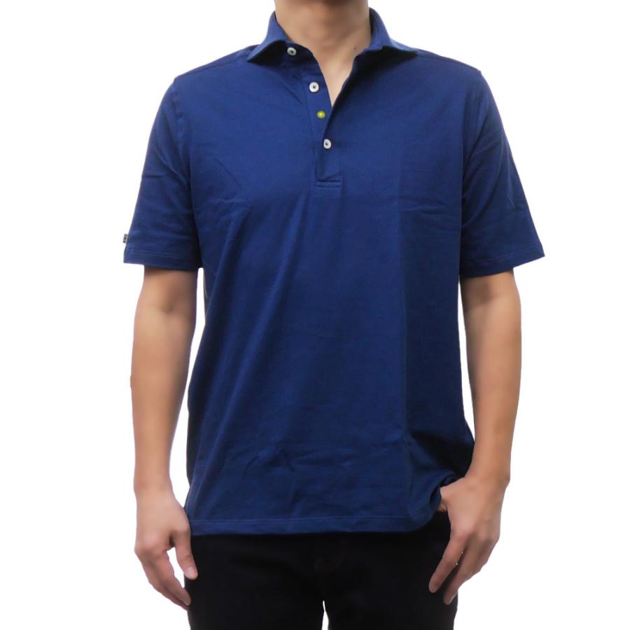GIANNETTO ジャンネット メンズ鹿の子ポロシャツ POLOSHIRT