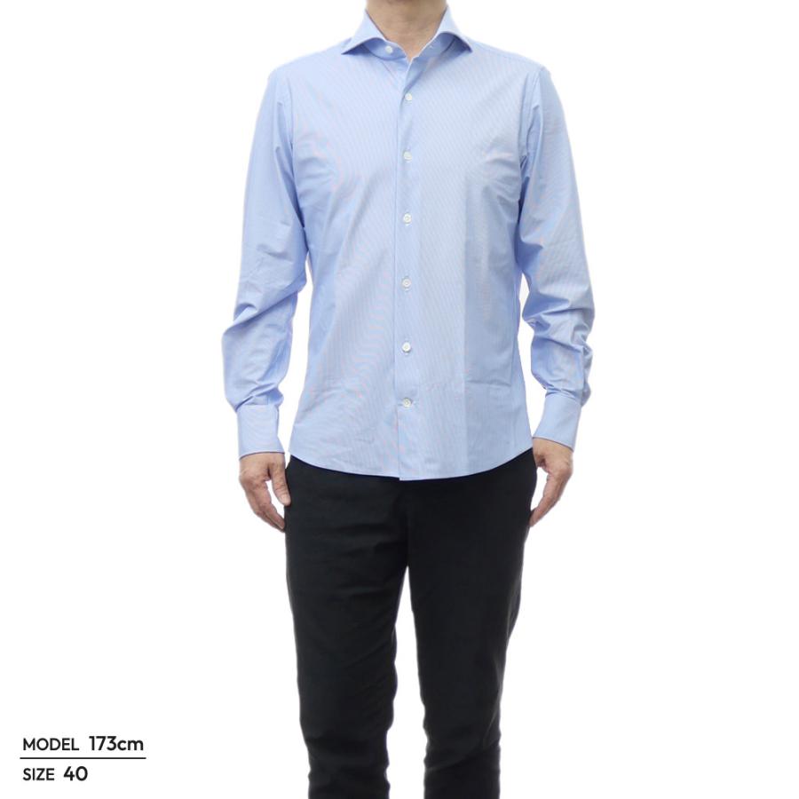 セールSS GIANNETTO ジャンネット カッタウェイシャツ メンズ VINCI FIT AC652 無地 ビジネス ブランド ブルー GIANNETTO（ジャンネット） メンズカッタウェイシャツ AC652 / VINCI