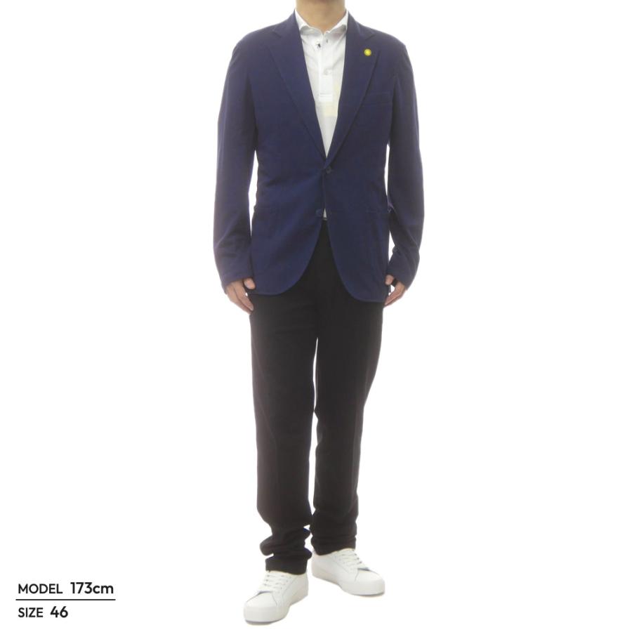 GIANNETTO ジャンネット メンズシングル2Bジャケット 61180 / CORALLO JACKET ネイビー 2026春夏新作の画像