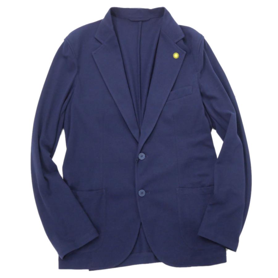 GIANNETTO ジャンネット メンズシングル2Bジャケット 61180 / CORALLO JACKET ネイビー 2026春夏新作の画像