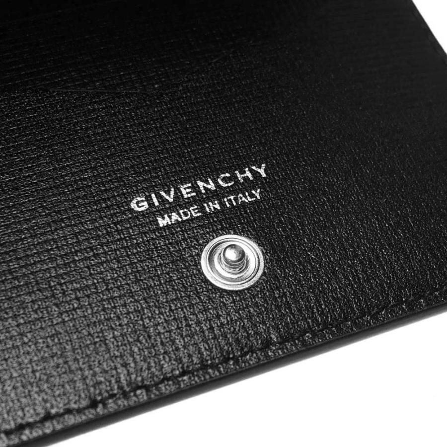 ★難有り特価！GIVENCHY ジバンシィ メンズ二つ折り財布（小銭入れ付き） BK60BXK1T4 ブラックの画像