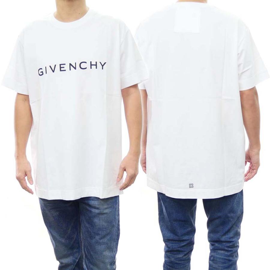 GIVENCHY ジバンシィ メンズクルーネックTシャツ BM716N3YAC ホワイト  