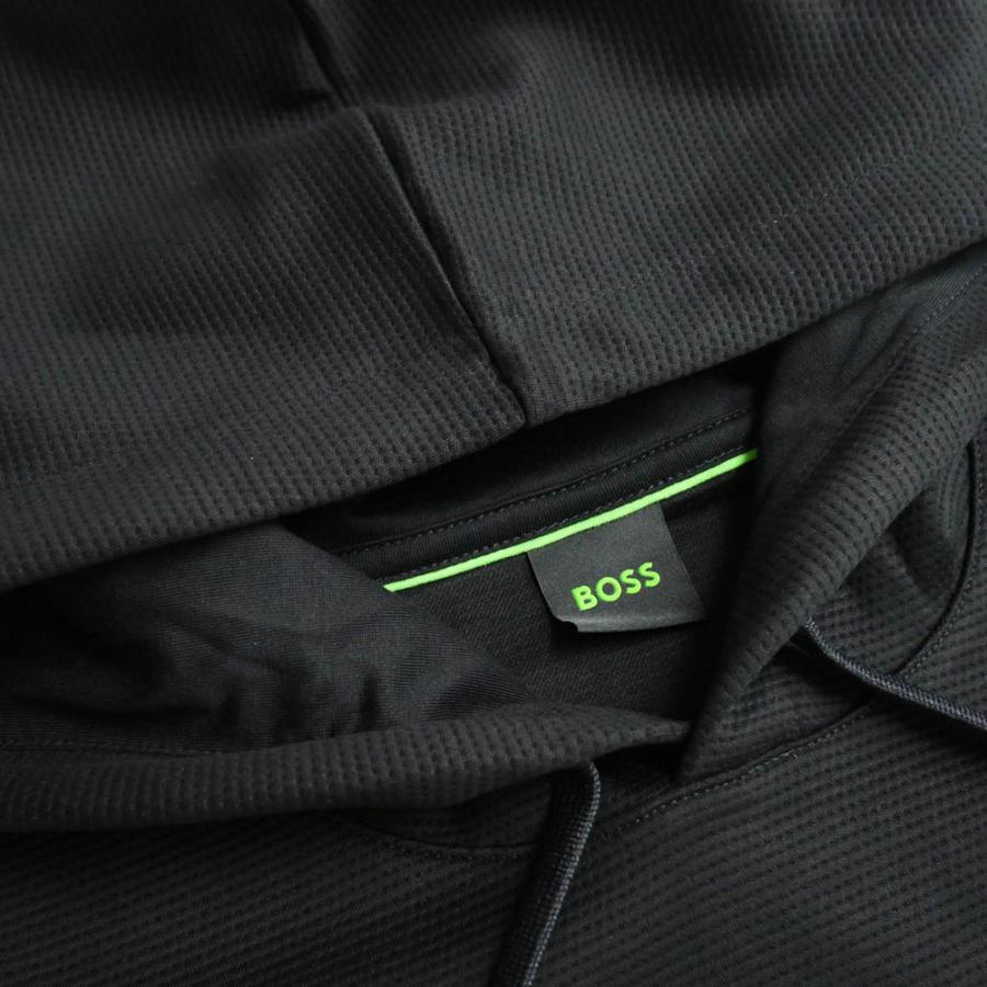 HUGO BOSS ヒューゴボス メンズプルオーバーパーカー 5050222 10253253 / Soody Mirror ブラック