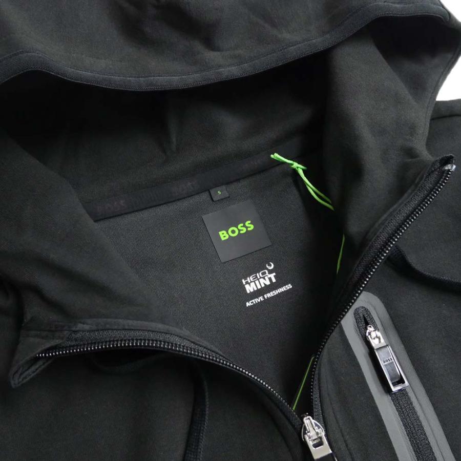 HUGO BOSS ヒューゴボス メンズジップアップパーカー 50493468 10250074 / Sariq ブラック