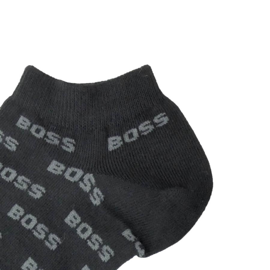 HUGO BOSS ヒューゴボス メンズソックス/靴下 2足組 50477888 10244554 / 2P AS Allover CC ブラック｜tre-style｜05