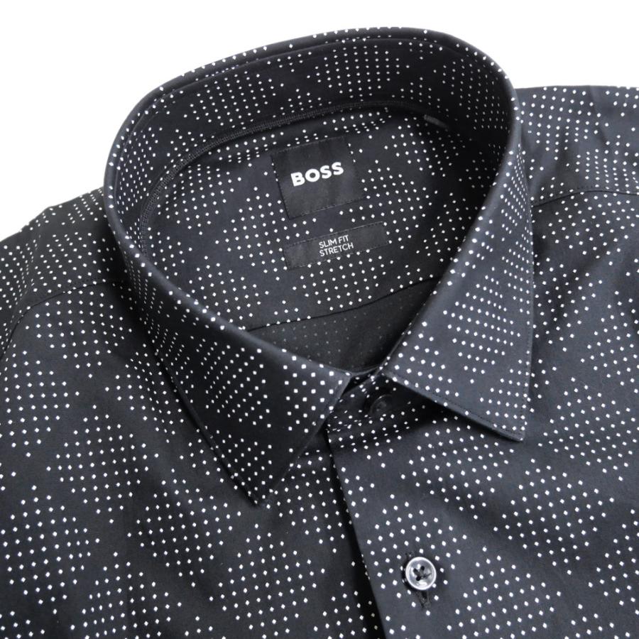 旧作お買い得セール！ HUGO BOSS ヒューゴボス カジュアルシャツ メンズ 50520063 10261395 / P-HANK-S-Kent ブラック HUGO BOSS（ヒューゴ・ボス） メンズカジュアルシャツ 50520063