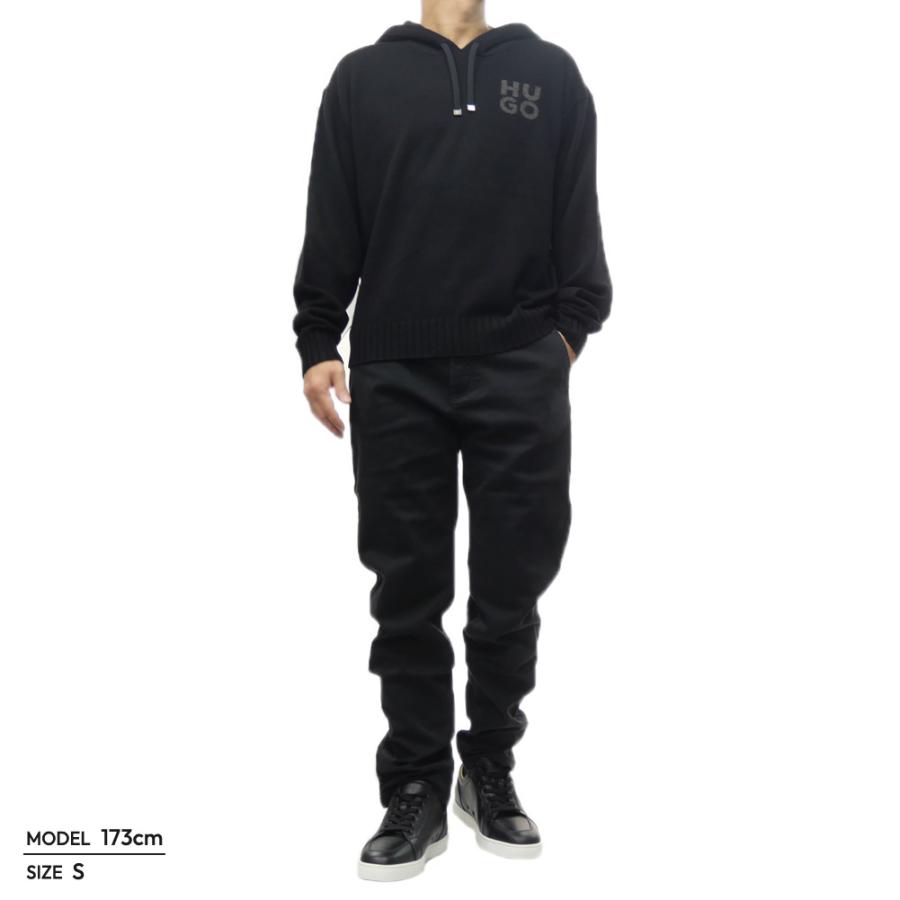 HUGO・HUGO BOSS ヒューゴボス メンズニットパーカー セーター 50527223 10265650 / SanHenry-L ブラック_1