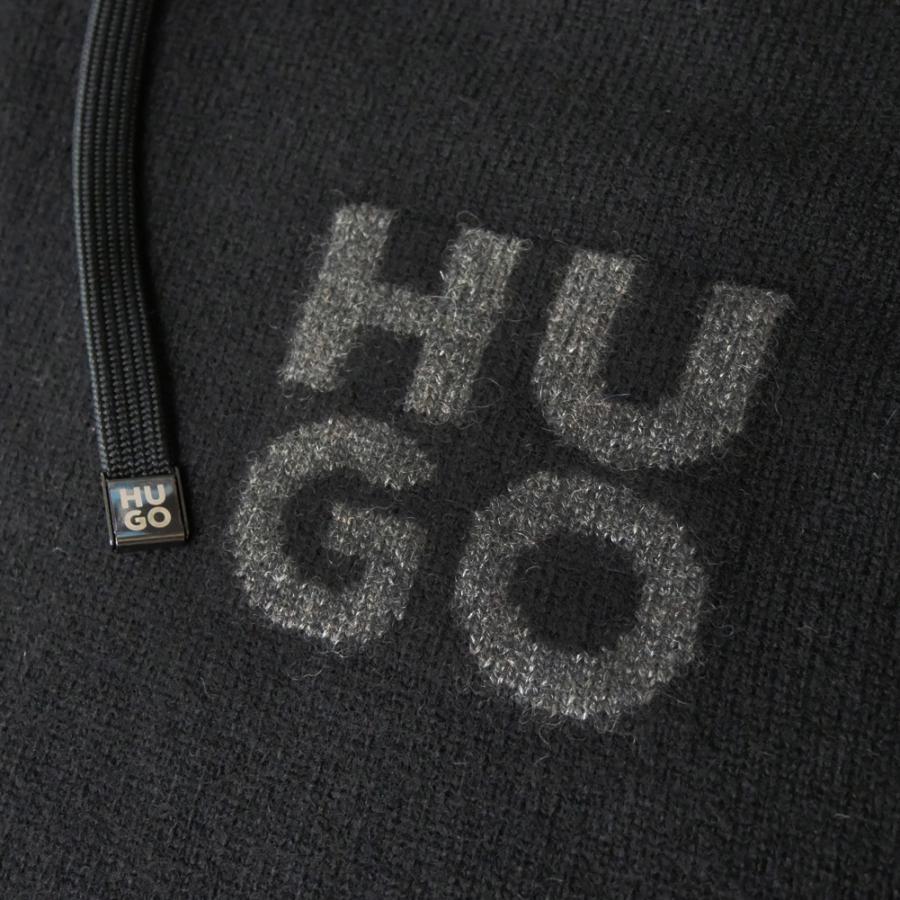 HUGO・HUGO BOSS ヒューゴボス メンズニットパーカー セーター 50527223 10265650 / SanHenry-L ブラック_6