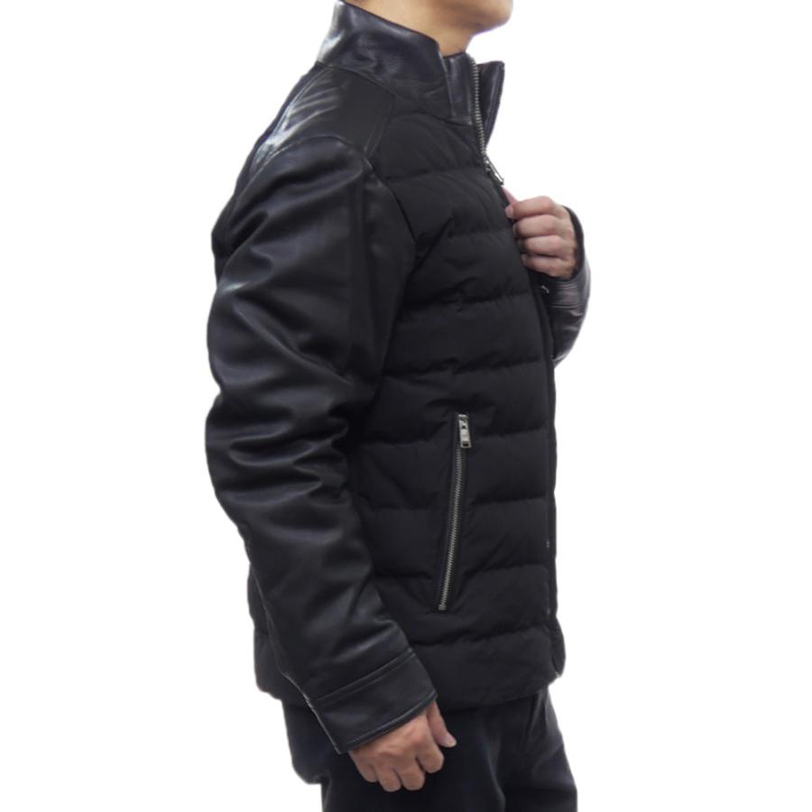 HUGO BOSS ヒューゴボス メンズ中綿レザーブルゾン 50518724 HUGO BOSS ヒューゴボス メンズ中綿レザーブルゾン 50518724