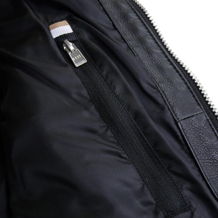 HUGO BOSS ヒューゴボス メンズ中綿レザーブルゾン 50518724 HUGO BOSS ヒューゴボス メンズ中綿レザーブルゾン 50518724