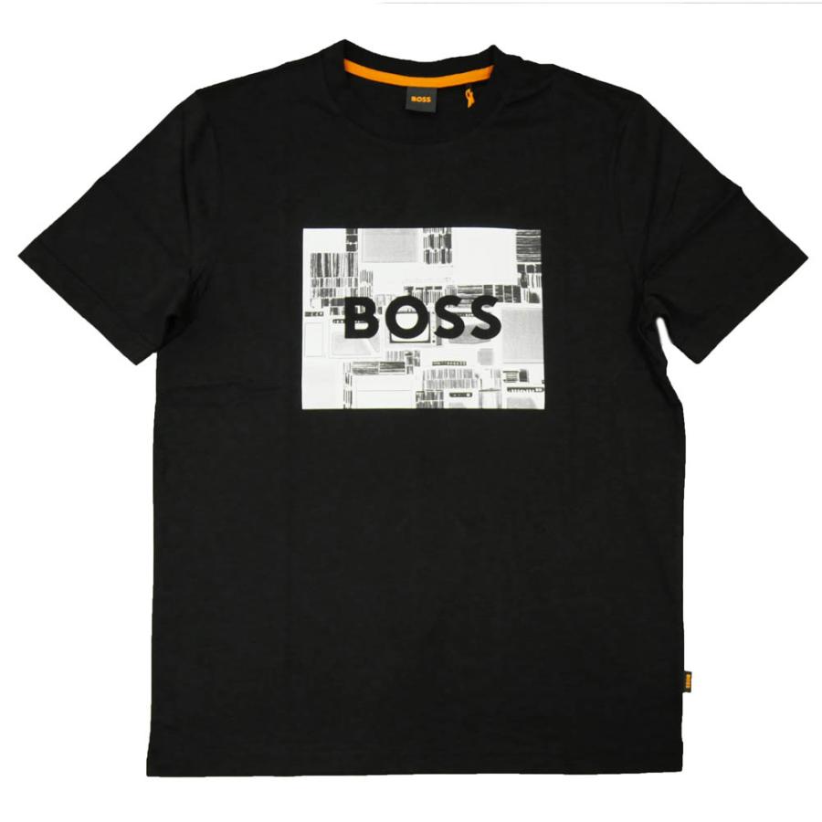 HUGO BOSS ヒューゴボス メンズクルーネックTシャツ 50510009 10254276 / Tee heavy boss ブラック /2024春夏新作｜tre-style｜02