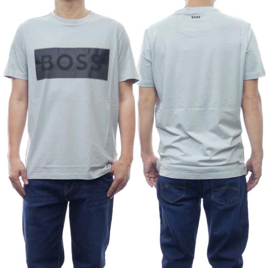 クール【Hugo boss 】バッカニアーズTシャツ BOSS - Crew-neck T-shirt in cotton with seasonal artwork - Black