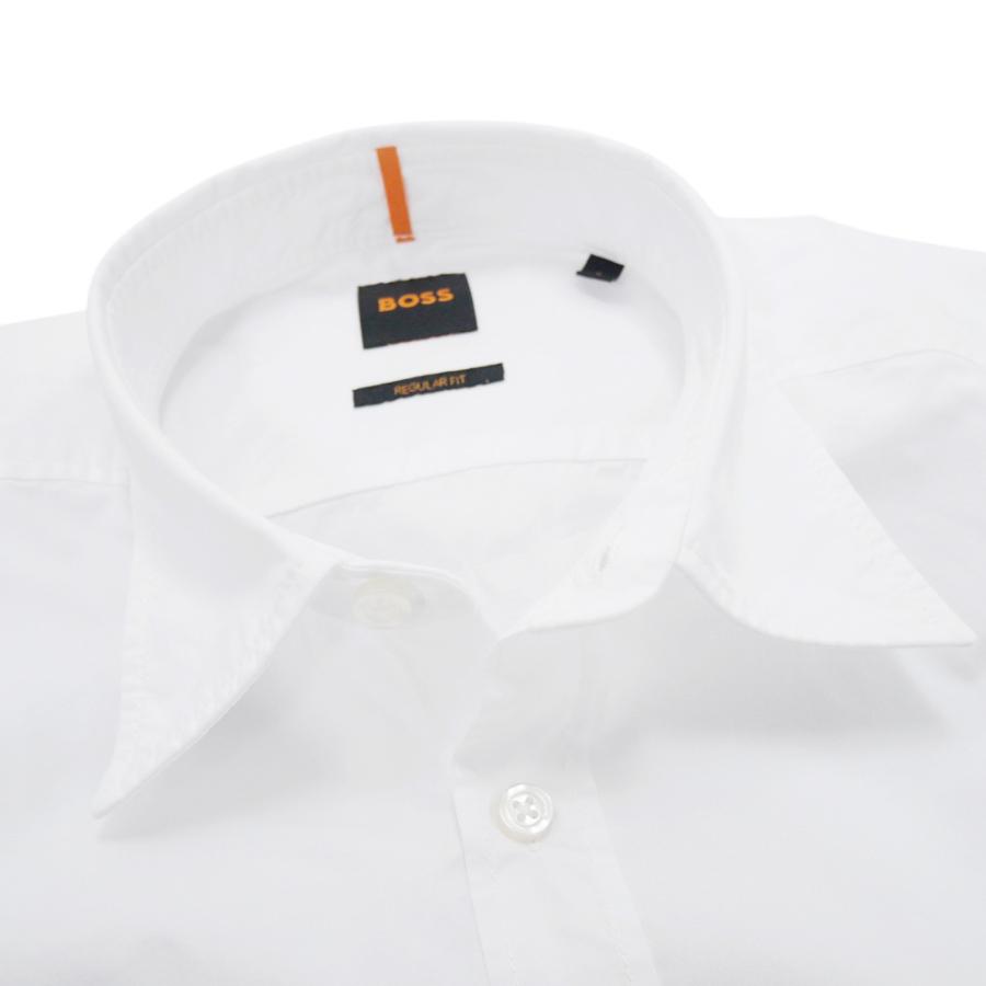 HUGO BOSS ヒューゴボス カジュアルシャツ メンズ 50518304 10260284 / Relegent_6_M ホワイト 定番人気商品 HUGO BOSS（ヒューゴ・ボス） メンズカジュアルシャツ 50518304