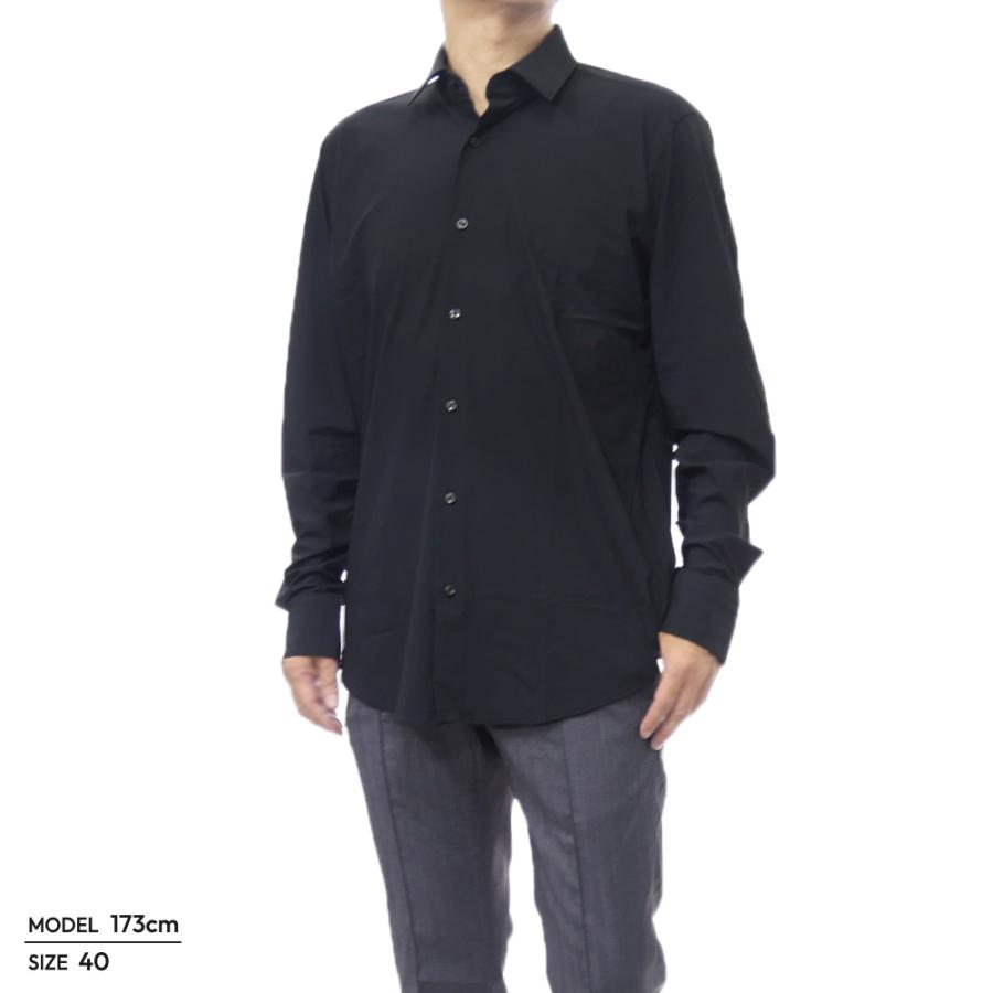 2025 秋冬新作！ HUGO BOSS ヒューゴボス ドレスシャツ メンズ 50539043 10248739 / P-JOE-S-Ken+-CI-222 ブラック HUGO BOSS（ヒューゴ・ボス） メンズドレスシャツ 50539043 10248739