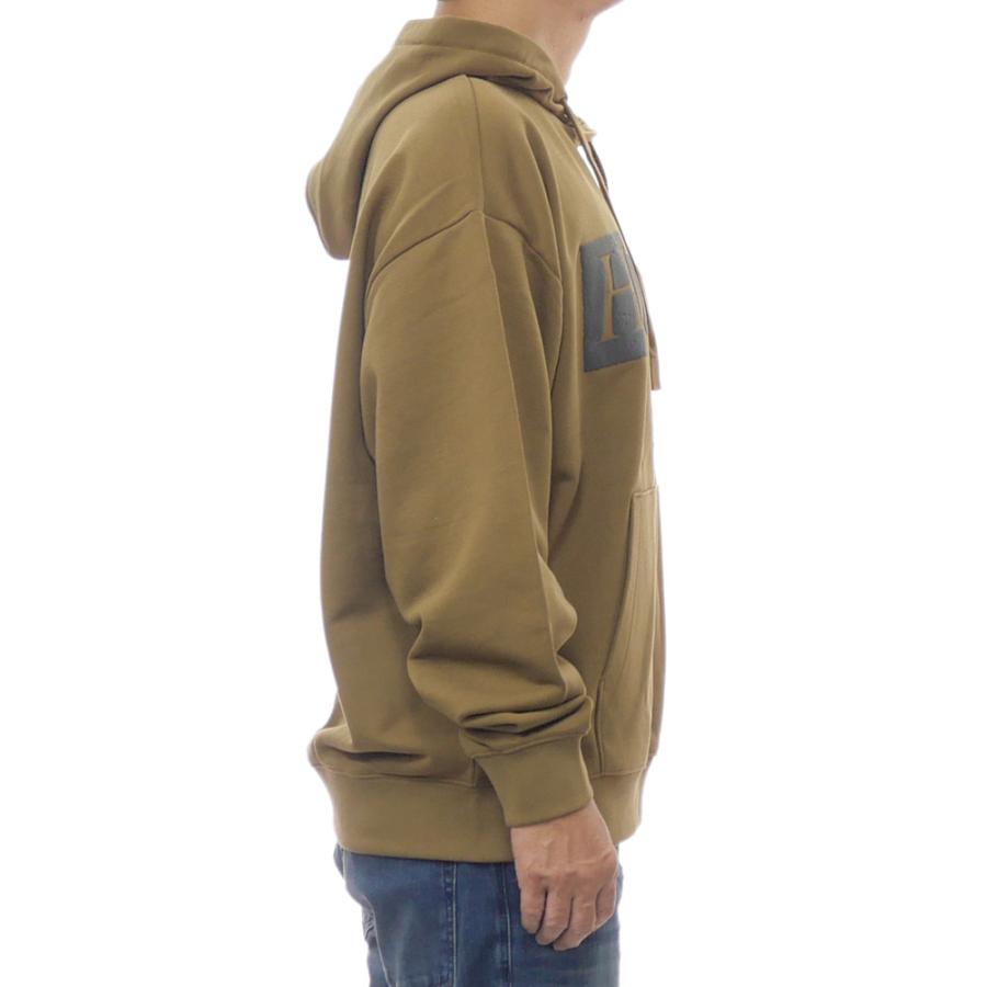 2025 秋冬新作！ HUGO・HUGO BOSS ヒューゴボス パーカー メンズ プルオーバー 50542796 10263750 / Nildi カーキブラウン HUGO BOSS（ヒューゴ・ボス） HUGO・HUGO BOSS メンズプルオーバー