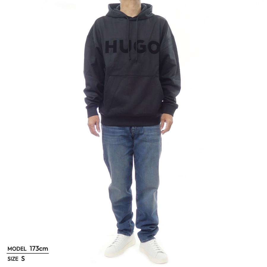 2025 秋冬新作！ HUGO・HUGO BOSS ヒューゴボス パーカー メンズ プルオーバー 50529090 10266483 / Ditchle ブラック HUGO BOSS（ヒューゴ・ボス） HUGO・HUGO BOSS メンズプルオーバー