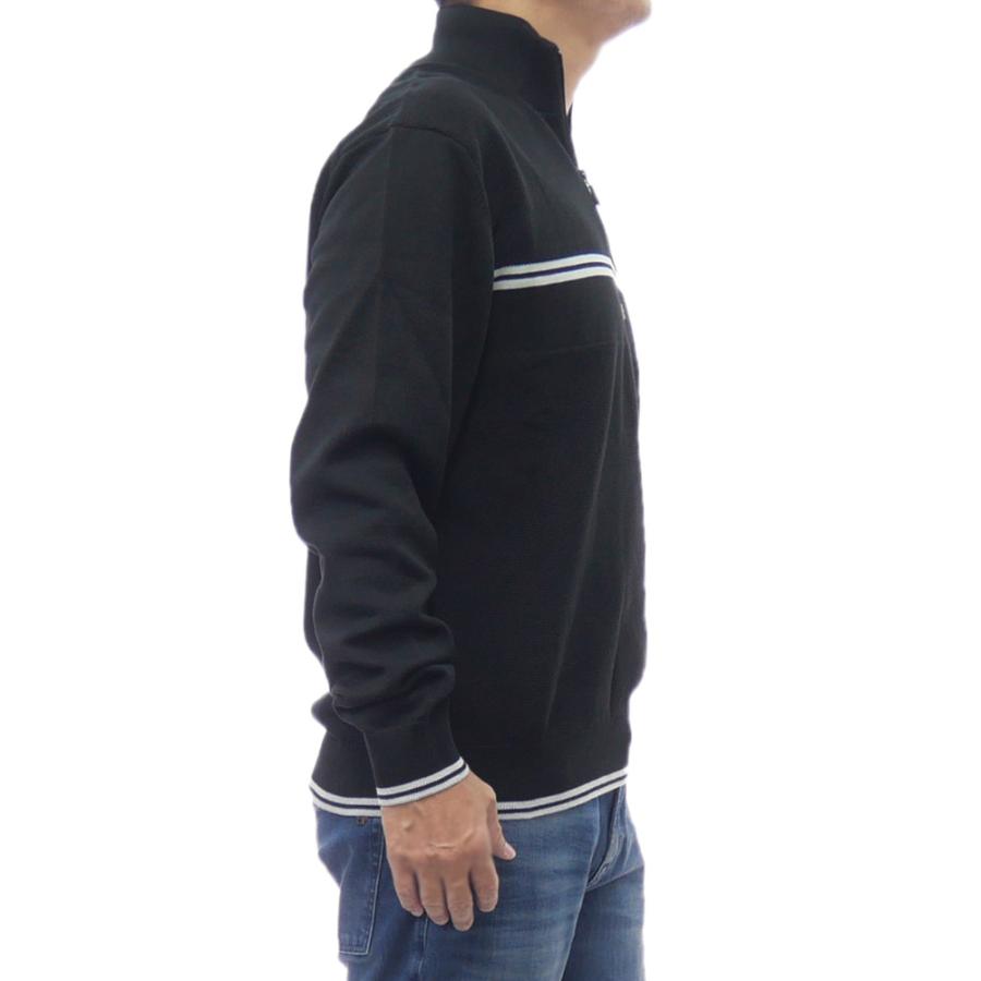 HUGO BOSS ヒューゴボス メンズハーフジップセーター 50541963 10271704 / K_Zone QZ ブラック