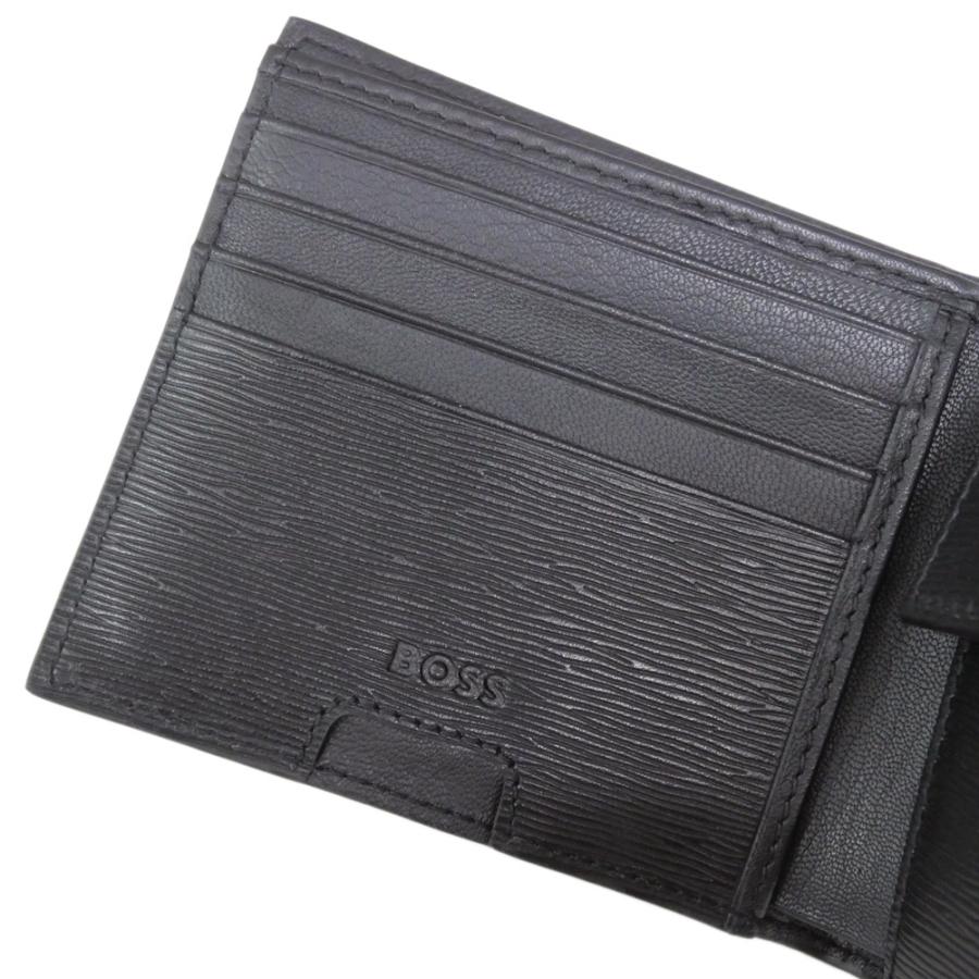 HUGO BOSS（ヒューゴ・ボス） メンズ二つ折り財布（小銭入れ付き